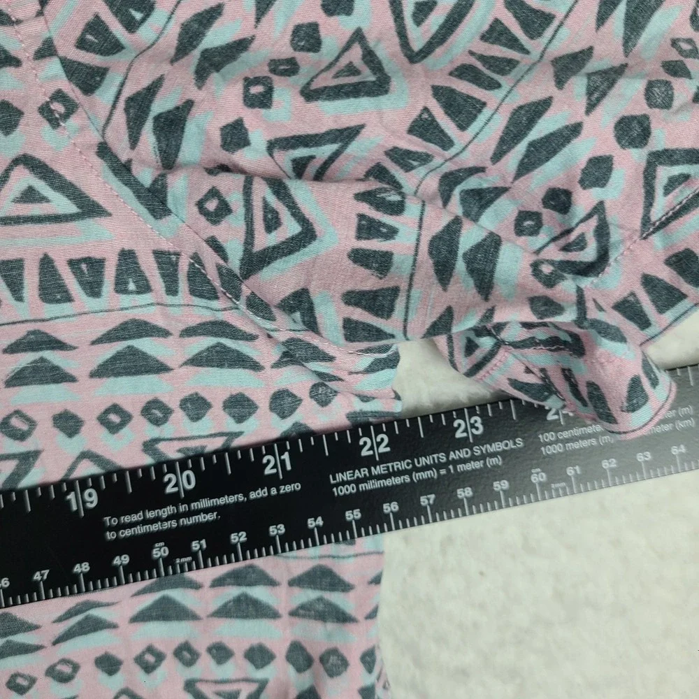 Chubbies Polo Shirt Mens Large‎ Blue Purple Hawaiian Aztec Aloha Short Sleeve